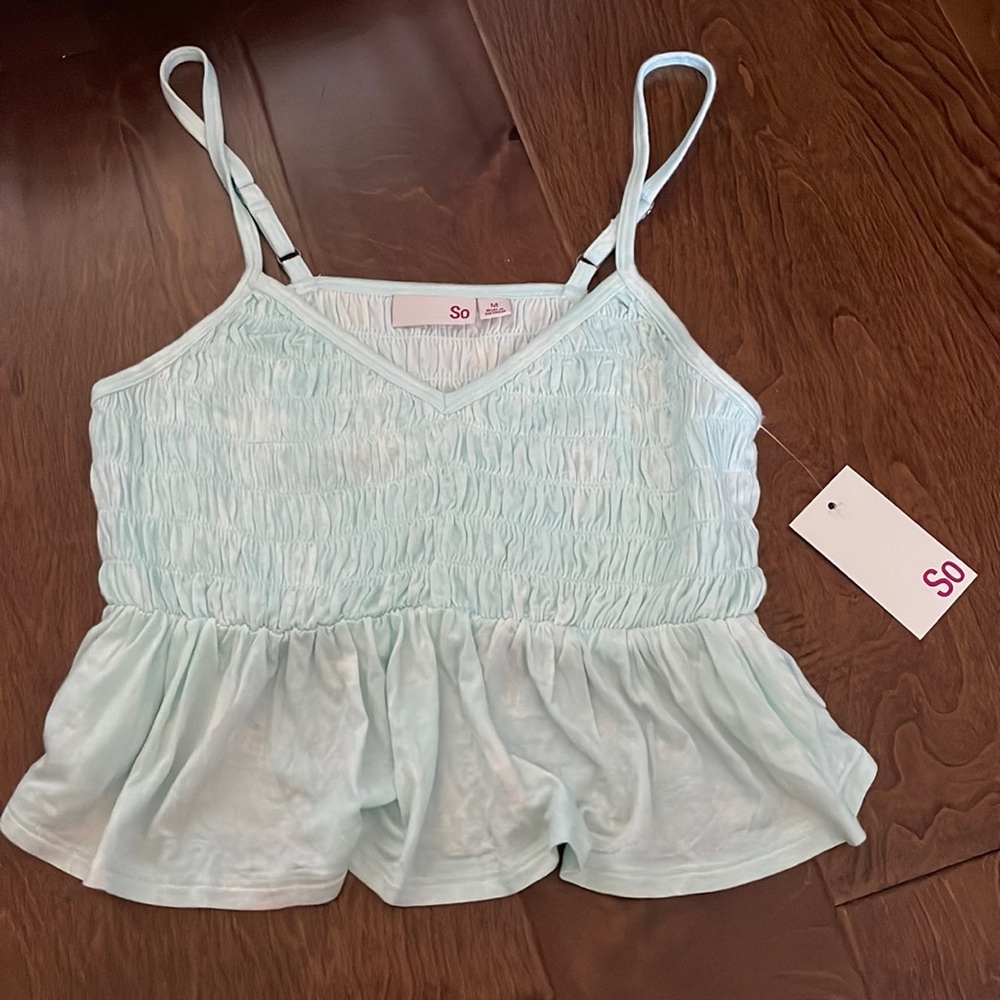 Cropped Flowy Tank